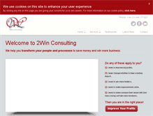 Tablet Screenshot of 2winconsulting.com